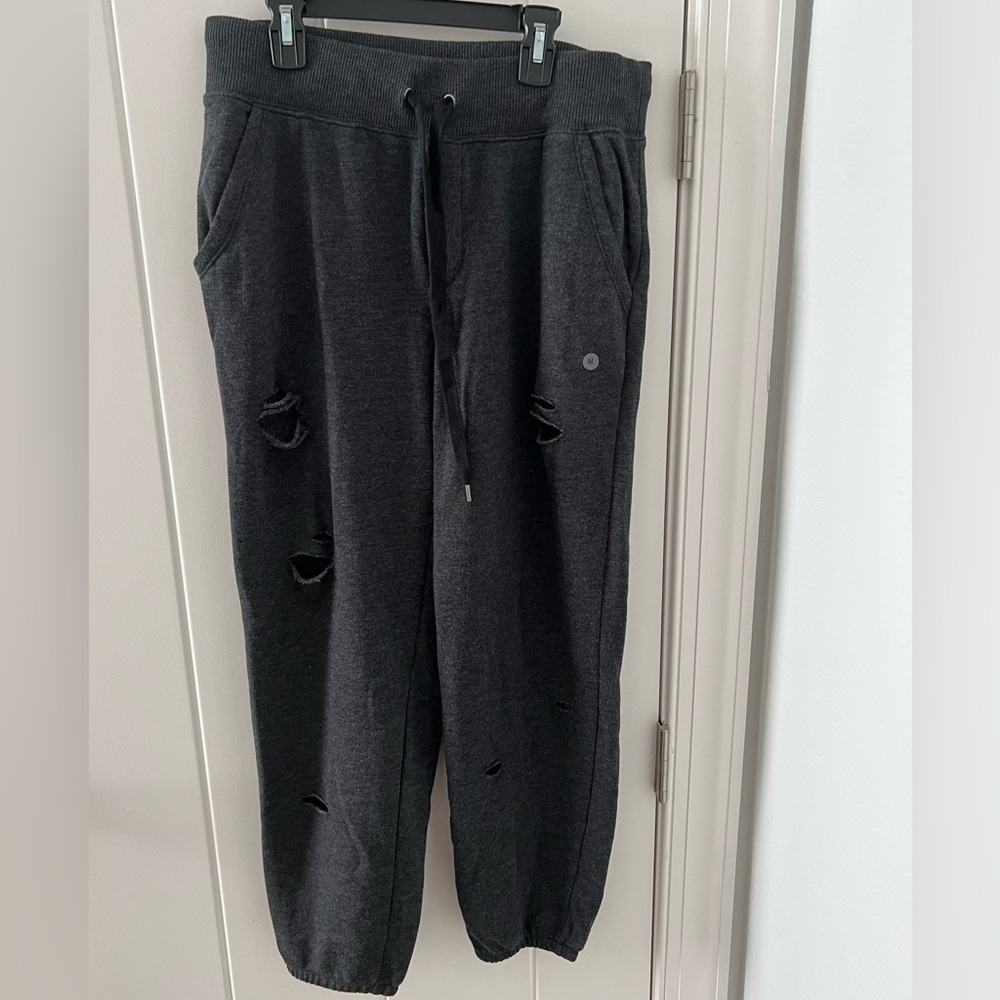 Aerie distressed sweatpant joggers